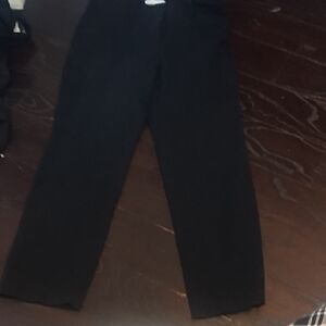 Talbots Women’s Straight-Leg Dress Pants — Black